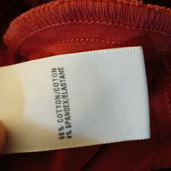 Lucky Brand Women's Charlie Capri Red Skinny Denim Jeans. - Picture 9 of 13